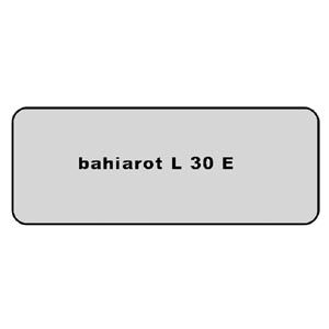 Farb-Code Aufkleber L 30E bahiarot Bild 1