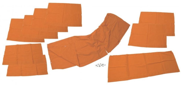 Vorhang Set orange | T2 8/74»