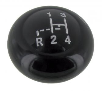 VW Käfer Schaltknauf schwarz mit Schaltschema