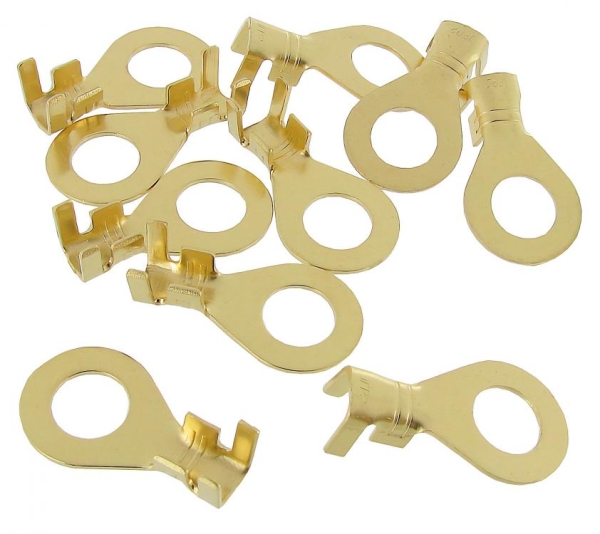 VW Käfer Ungeschützte Ringkabelschuhe 8 mm (10 Stück)