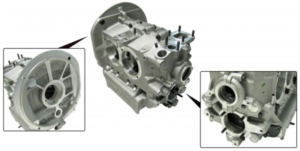 Motorgehäuse 69mm Kurbelwelle Standard Bild 1