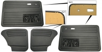 T&uuml;rverkleidung Limousine schwarz komplett mit Taschen A-Qualit&auml;t Bild 1