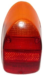 Glas R&uuml;cklicht orange / rot B-Qualit&auml;t Bild 1