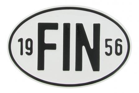 VW Käfer Länderkennzeichen "FIN 1956" | Finnland 1956