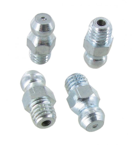 VW Käfer Gerade M6 Schmiernippel (4 Stück)